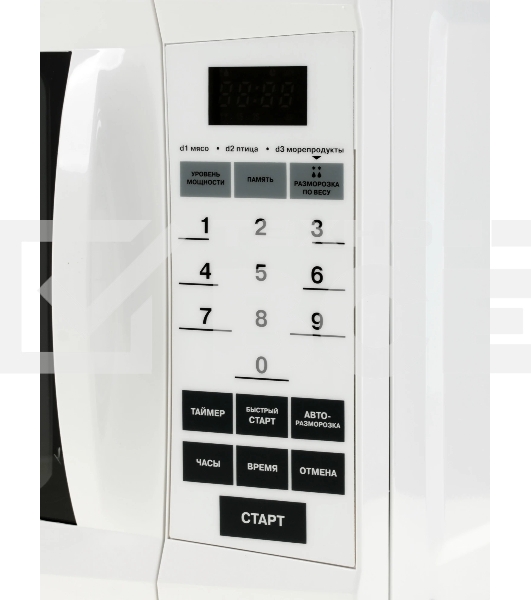 Микроволновая печь Mystery MMW-2006 белый, 20 л, 800 Вт, переключатели - сенсор