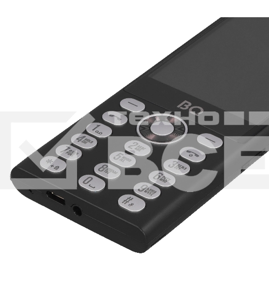 Мобильный телефон BQ 3598 Barrel XXL черный/серебристый