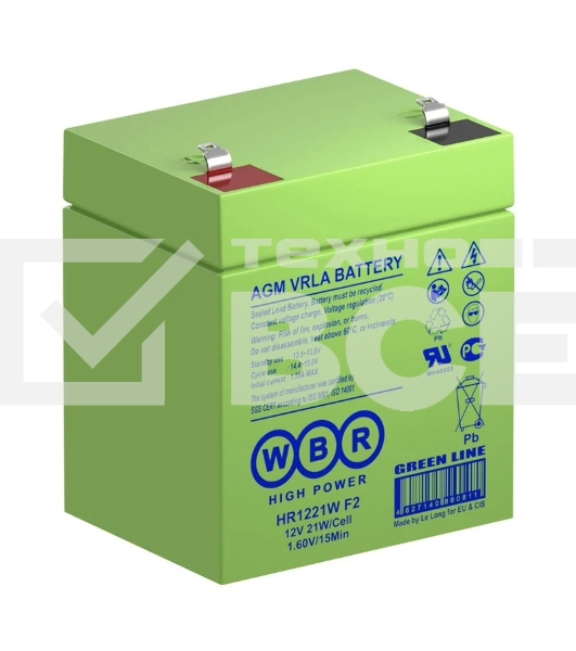 Батарея WBR HR 1221W (12V 5Ah) F2
