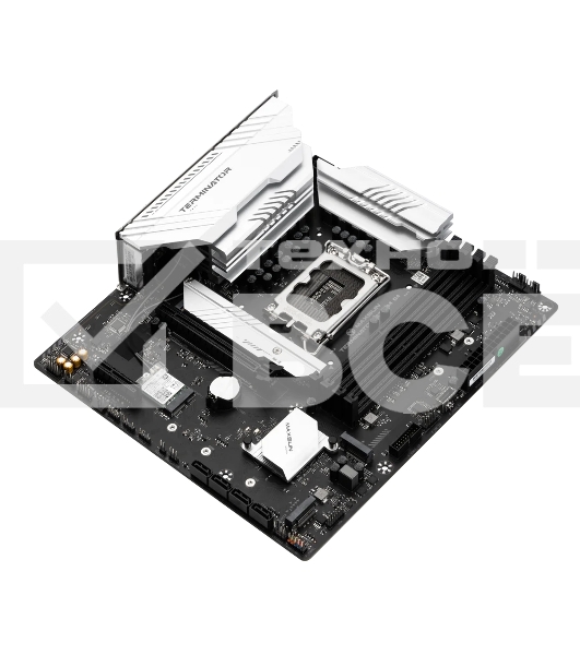 Материнская плата Maxsun Terminator B760M D4 WIFI6E, LGA 1700, Intel B760, 4xDDR4, 4xSATA, 3xM.2, 1xPCIe 5.0 x16, 1xPCIe 3.0 x4, 2xUSB-A 3.2 Gen 1, 2xUSB-A 3.2 Gen 2, 1xUSB-C 3.2 Gen 2x2, 1xHDMI, 1xDP, 1x 2.5Gb LAN, 3x3.5 мм, 5.1, M-ATX