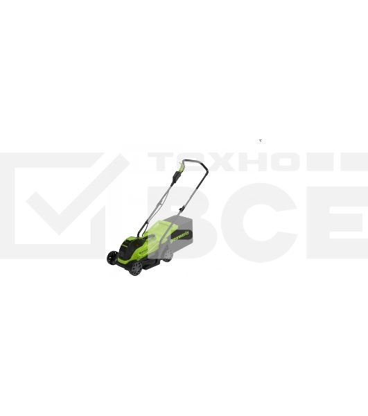 Газонокосилка аккумуляторная GreenWorks GD24LM33, 24v, 33 см, без АКБ и ЗУ (2516107)