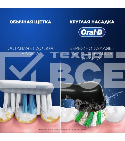 Зубная щетка электрическая Oral-B Vitality Pro черный с бритвой мужской Gillette Fusion 5 Proglide черный