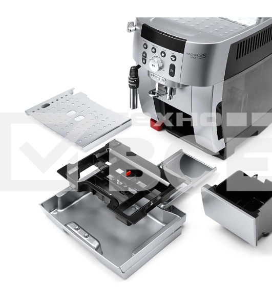 Кофемашина DeLonghi ECAM 250.31SB серебристый/черный, исп. кофе - молотый/зерновой, 1.8 л, 1450 Вт, 15 Бар