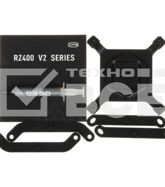 Устройство охлаждения (кулер) PcCooler RZ400 V2 Soc-AM5/AM4/1200/1700/1851 черный 4-pin 32dB Al+Cu 240W Ret (RZ400V2-BKNWNX-GL)