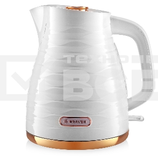 Чайник электрический BRAYER BR1057WH белый, 2200 Вт, 1,7 л