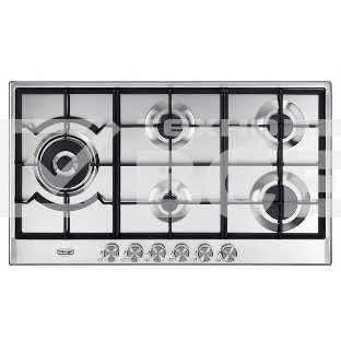 Газовая варочная панель DeLonghi NSL 590D X RUS независимая, нержавеющая сталь