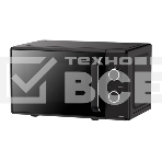 Микроволновая печь Centek CT-1550 черный, 20 л, 700 Вт, переключатели - поворотный механизм, фото 1
