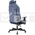 Кресло игровое Knight N1 Fabric синий Light-27 с подголов. крестовина металл, фото39