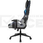 Кресло игровое Бюрократ VIKING 4 AERO BLUE черный/синий, искусст.кожа/ткань, две подушки, фото31
