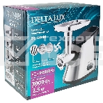 Мясорубка электрическая DELTA LUX DE-600M черный нерж, фото2