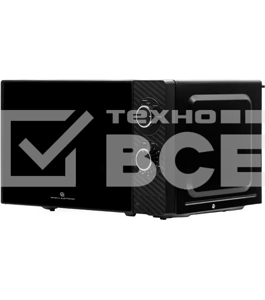 Микроволновая печь General Electronics 20L SOLO черная GE-MS120B 700W