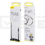Кабель Baseus CAM30-CS1 Yiven Audio Cable M30 AUX 3.5мм (M) to AUX 3.5мм (M) 1.5m Silver+Black, фото2