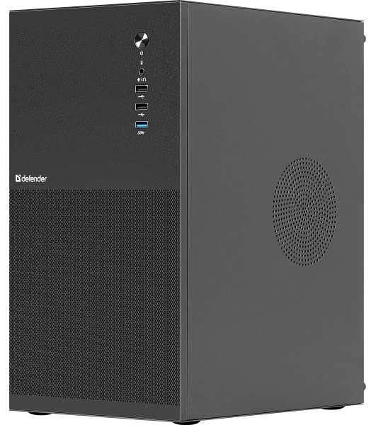 Компьютерный корпус Defender Apex Metal черный, mATX, USB3.0, USB1.1x2