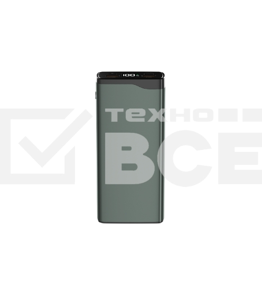 Портативный аккумулятор OLMIO QL-20, 20000mAh, 22.5W, QuickCharge3.0/PowerDelivery, LCD, серый