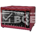 Мини-печь Delta D-0123 бордовая, фото 1