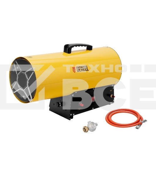 Газовая тепловая пушка Denzel GHG-50, 50 кВт, 1400 м3/ч, пропан-бутан