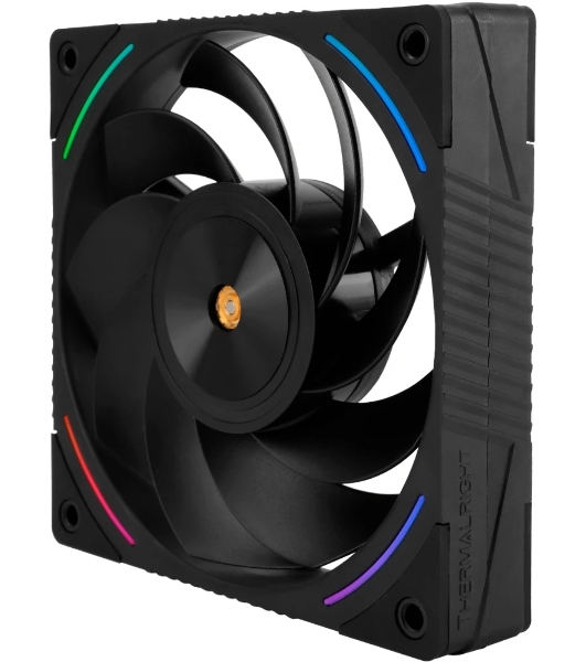 Кулер для корпуса Thermalright TL-K12R Reverse (120x120x25mm, 4-pin PWM, ARGB, 69CFM, 27dBA, 2150RPM, черный)