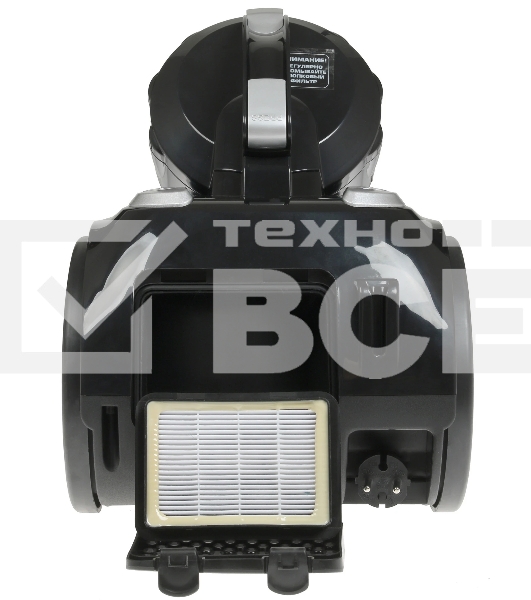 Пылесос Centek CT-2524 черный/серый, 420/2300 Вт, уборка сухая, пылесборник контейнер 2 л