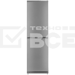 Холодильник Atlant ХМ-6025-080 серебристый двухкамерный 225/139л морозилка снизу, фото 1