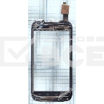 Сенсорное стекло (тачскрин) для Philips Xenium W6350, черное, фото2