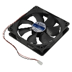 Вентилятор для корпуса 5bites FB12025S-12L2 черный, 120 x 120 мм, 1200 об/мин, 25 дБ, 2 pin, фото 1