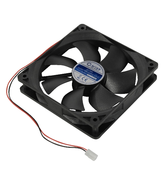 Вентилятор для корпуса 5bites FB12025S-12L2 черный, 120 x 120 мм, 1200 об/мин, 25 дБ, 2 pin