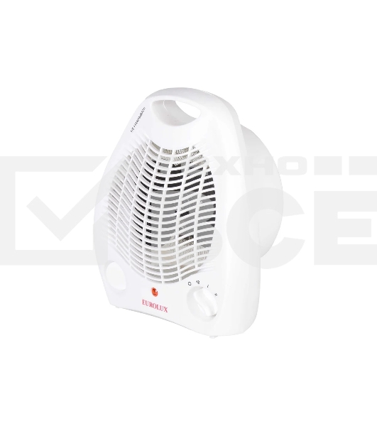 Тепловентилятор EUROLUX ТВС-EU-1, белый, 1800 Вт, 22 м2, термостат, 3 режима 67/2/8