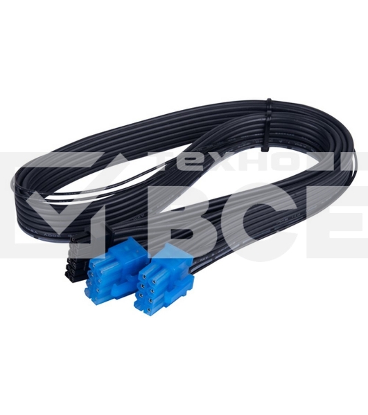 Кабель Silverstone2 x PCIe 8 pin (PSU) - 12+4 pin (GPU) 12VHPWR PCIe Gen5 SST-PP14-PCIE 