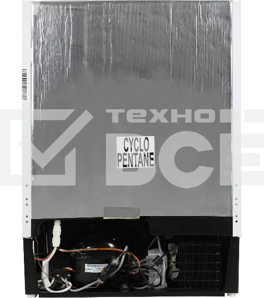 Холодильник Hyundai HBR 0812 белый однокамерный 98/17л морозилка сверху, ручное