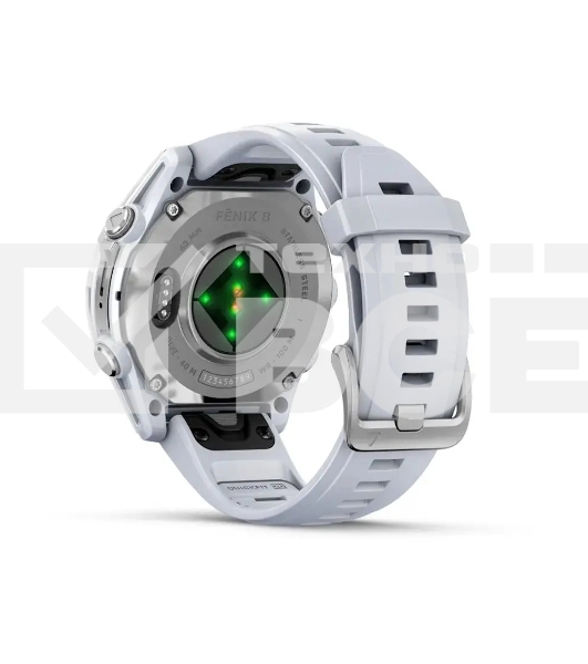 Смарт-часы Garmin Fenix 8 AMOLED серебристый, белый 43мм