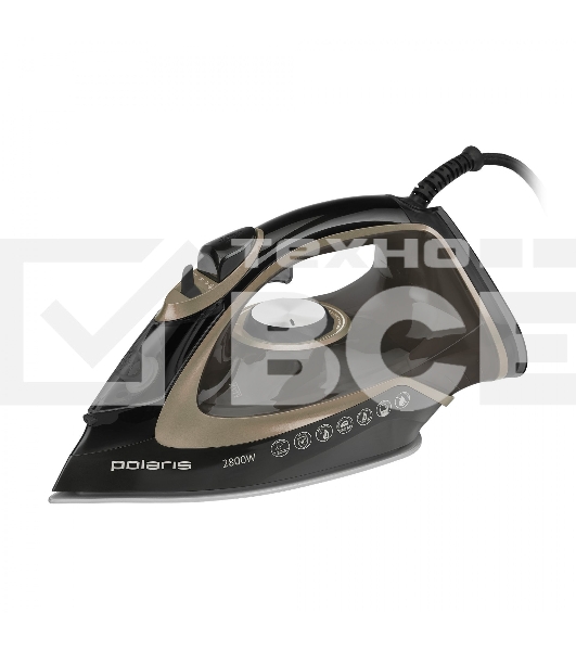 Утюг Polaris PIR-2821AK черный/золотой