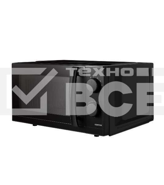Микроволновая печь Centek CT-1571 черный, 20 л, 700 Вт, поворотный механизм