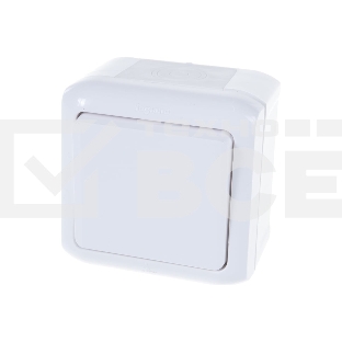 Выключатель одноклавишный Quteo IP44 (Белый) Legrand Legrand 782300