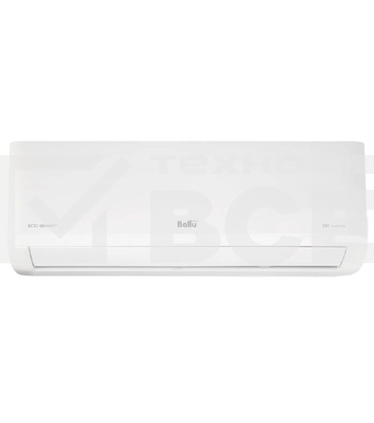 Блок внутренний сплит-системы Ballu Eco Smart DC BSYI/in-08HN8_V4 инвертор, 8000 BTU, 23 м², 20 дБ, охлаждение, обогрев, осушение, белый
