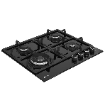 Газовая варочная панель Hotpoint HGS 62F/BK, независимая, черный, фото6