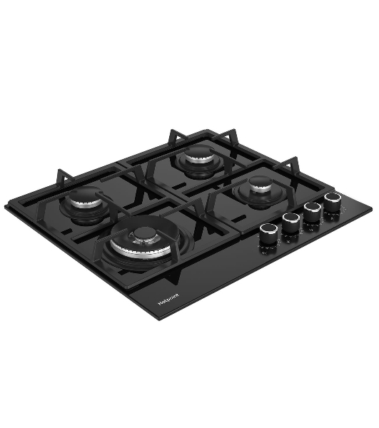 Газовая варочная панель Hotpoint HGS 62F/BK, независимая, черный