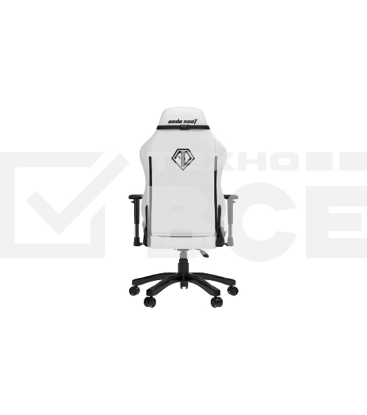 Кресло игровое Anda Seat Phantom 3, цвет белый, размер L (90кг), материал ПВХ (модель AD18)