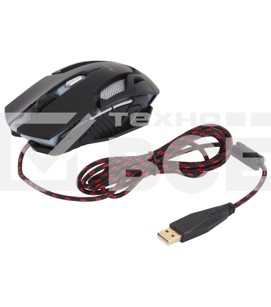 Мышь проводная Acer OMW125 черный оптическая (3200dpi) USB (6but)