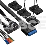 Компьютерный корпус Miditower ExeGate i3 BASE-NPX700 (ATX, БП 700NPX с вент. 12 см, с окном, 1*USB+1*USB 3.0, аудио, 4 вент. 12см с RGb подсветкой), фото2