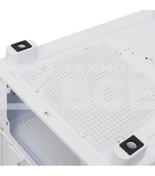 Компьютерный корпус HSPD M510, Mesh Mid Tower, белый, TG, 0.5 SPCC, 4x120мм ARGb ATX, mATX, mITX 180/280/160мм 1x2.5