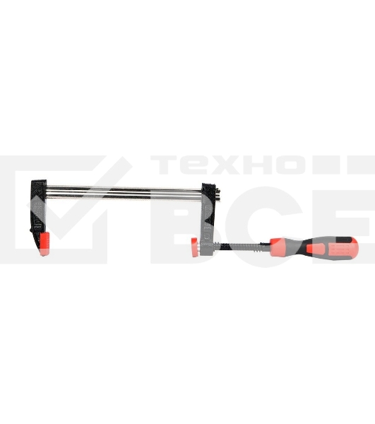 Струбцина F-образная усиленная Deli DL110515Z 150x50 мм, макс. усилие зажима 2000N, резьба 12мм