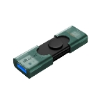 Флешка USB Kingston DataTraveler Duo (DTDEG2/128Gb), 128Gb, USB 3.2/Type-C, R/W 100/60, зеленая, фото 1