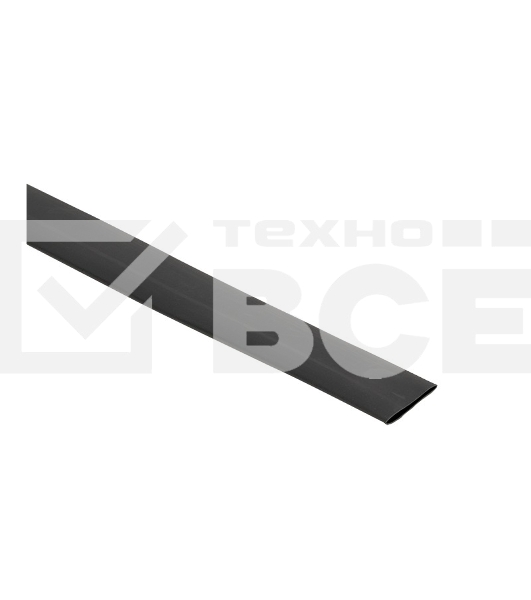 Термоусаживаемая трубка ТУТк с клеевым слоем нг 24/8 черная в отрезках по 1м EKF PROxima