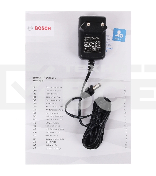 Пылесос вертикальный Bosch BCHF 2MX20 синий, питание от аккумулятора, 150 Вт, уборка сухая, пылесборник 0.4 л