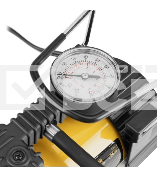 Компрессор автомобильный Denzel DС-20, 12 В, 10 атм., 35 л/мин 58054