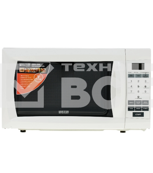 Микроволновая печь Mystery MMW-2006 белый, 20 л, 800 Вт, переключатели - сенсор