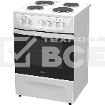 Плита электрическая Darina 1D EM 141 404 W белый/черный, конфорок 4 шт, духовка 50 л, 60 см x 85 см x 60 см, фото2