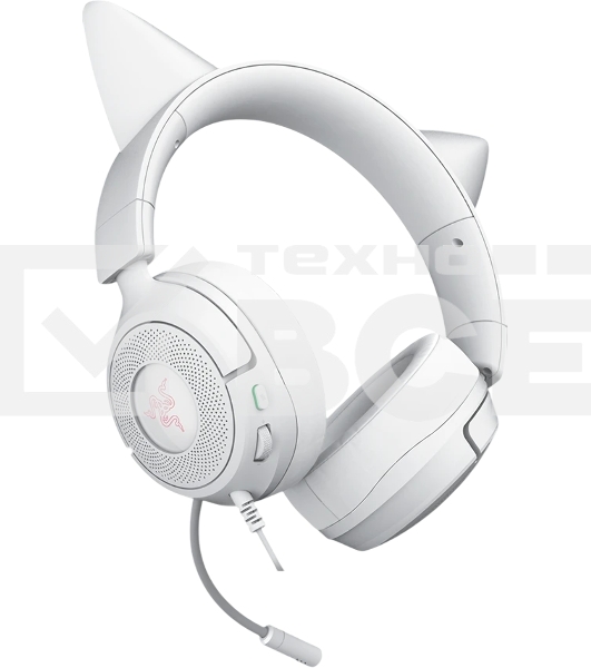 Гарнитура Razer Kraken Kitty V3 X белый, проводная, 3.5 мм