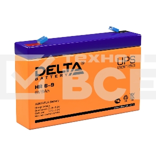 Батарея Delta HR 6-9 (634W) (6V, 9Ah)