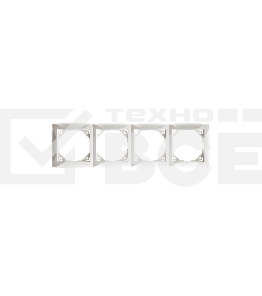 Рамка 4-м Дуэт бел. SchE WDE000104